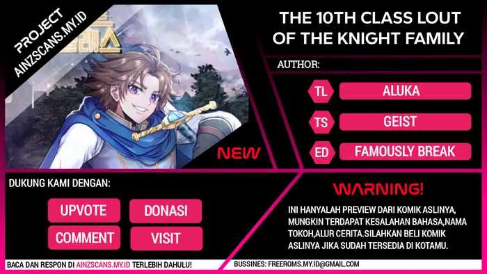 The 10th Class Lout Of The Knight Family Chapter 9