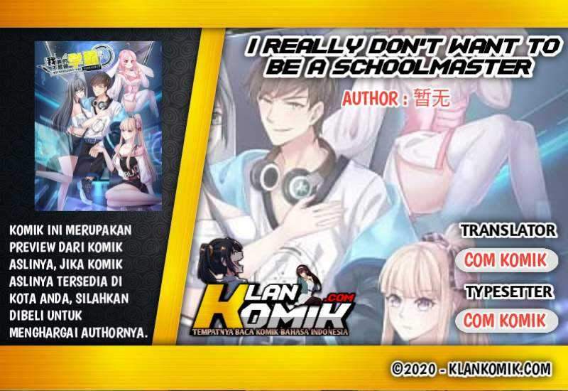 I Really Don’t Want To Be A School Master Chapter 5