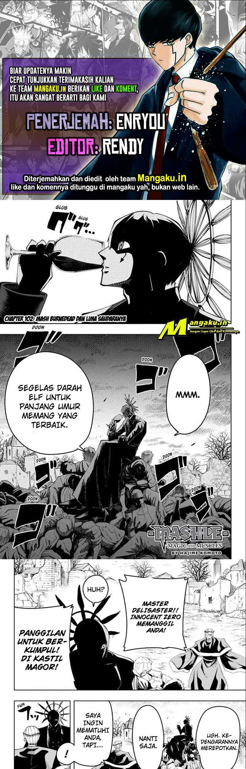 Mashle Chapter 102