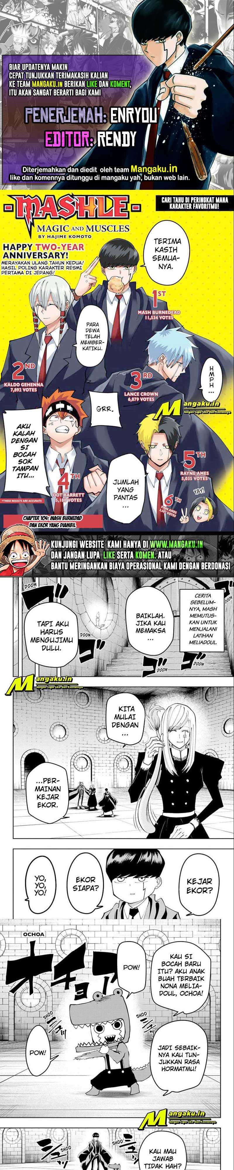 Mashle Chapter 104