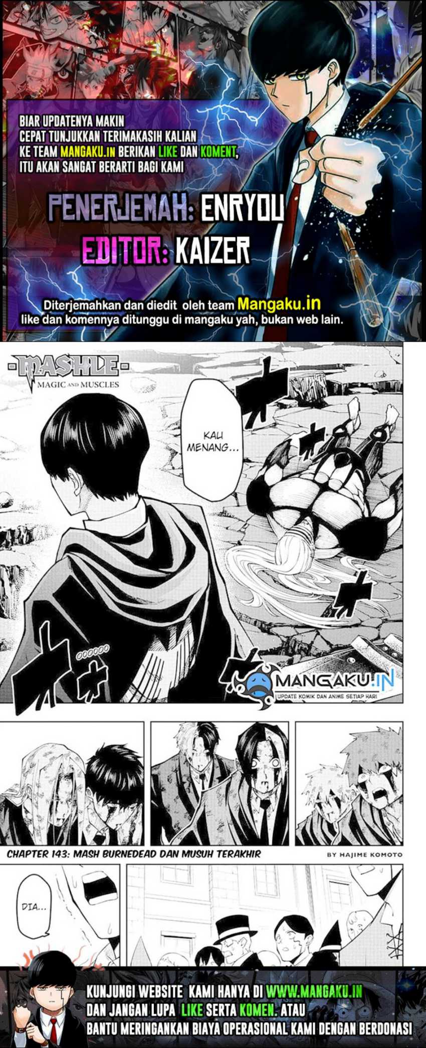 Mashle Chapter 142