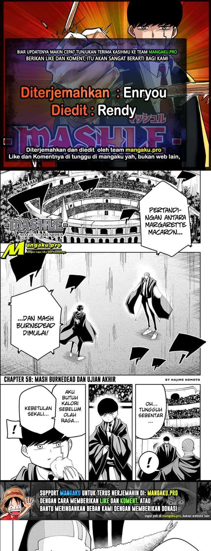 Mashle Chapter 58