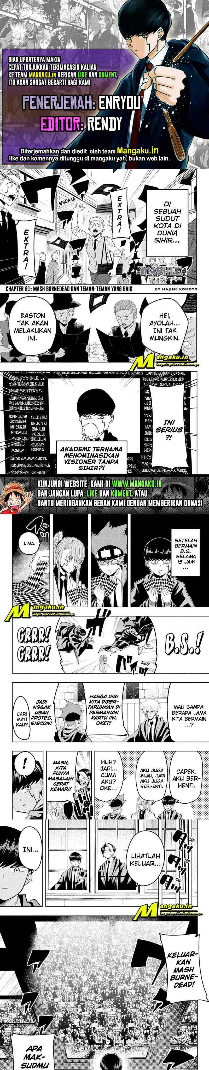 Mashle Chapter 81