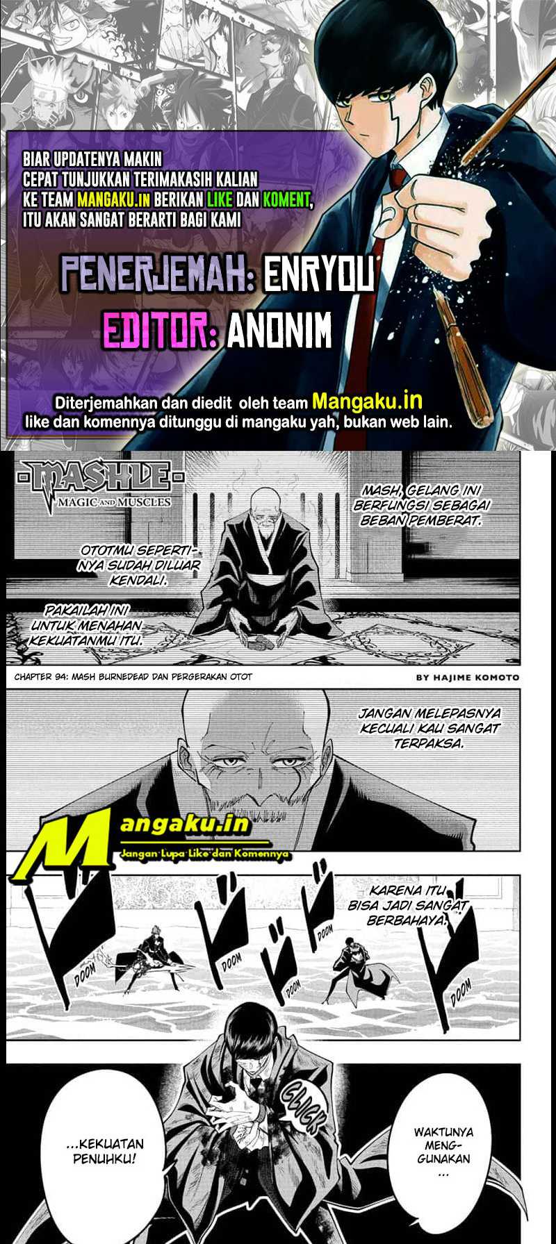 Mashle Chapter 96