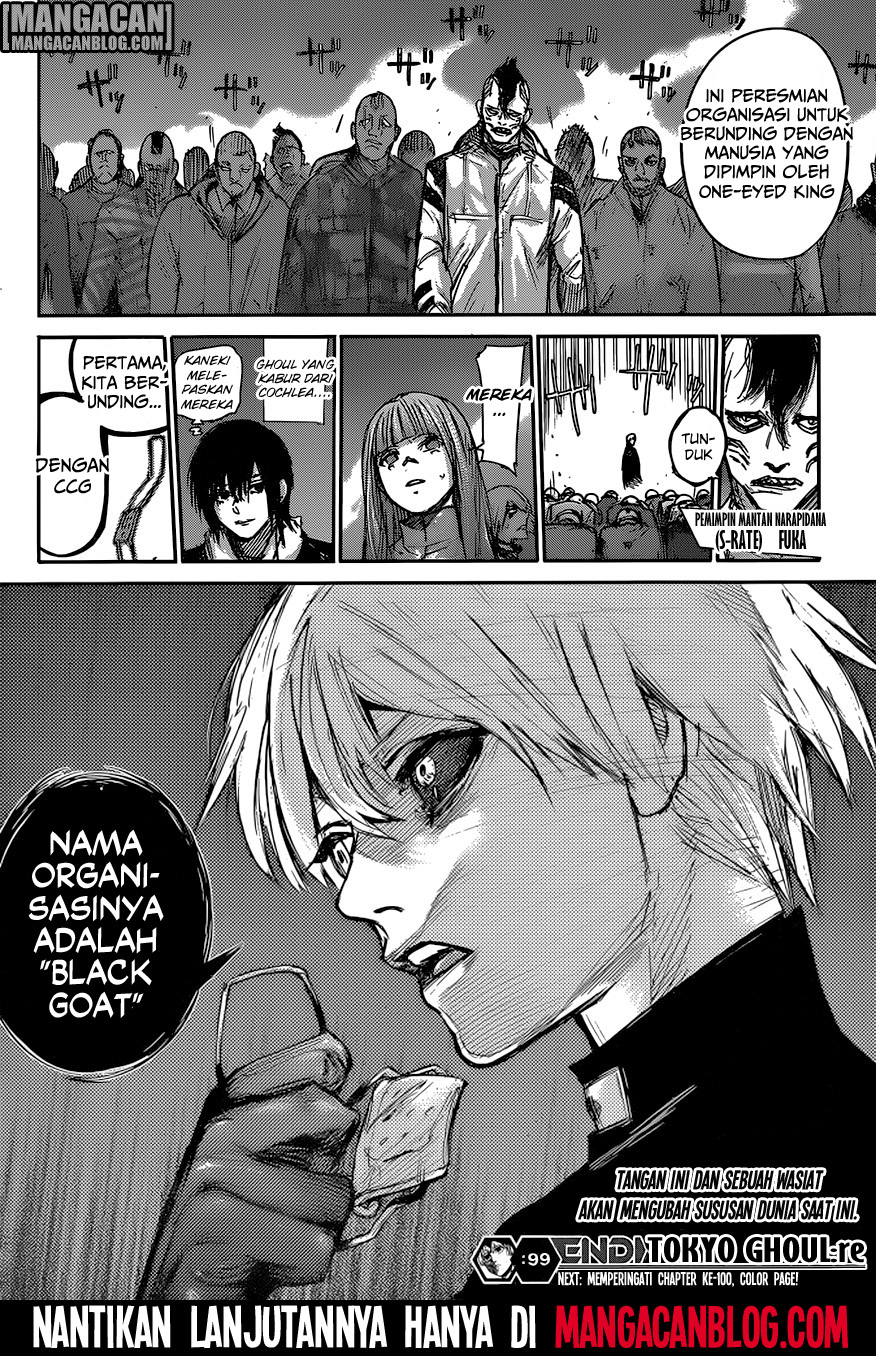 Tokyo Ghoul Re Chapter 99