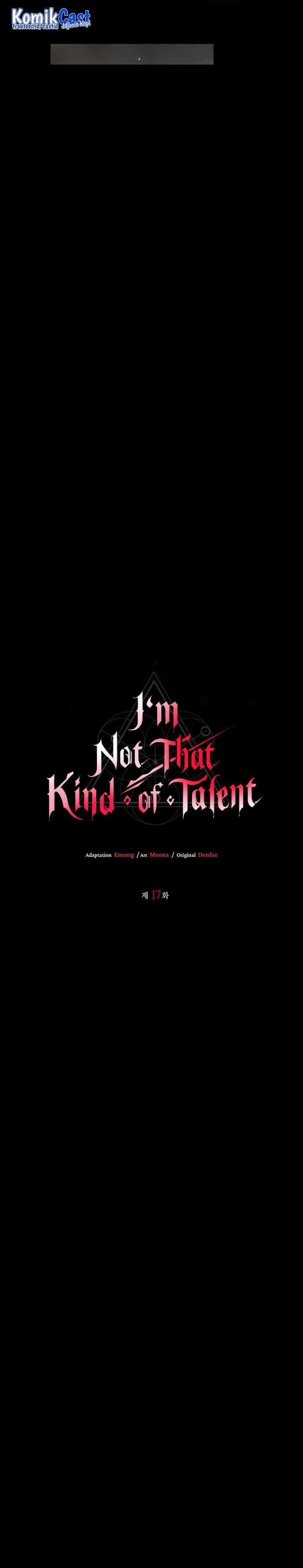 I’m Not That Kind Of Talent Chapter 17