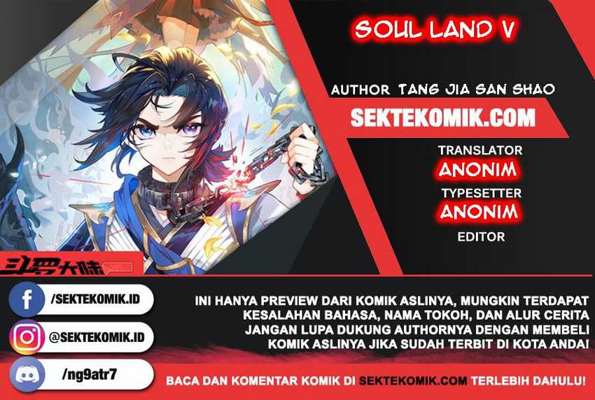 Soul Land 5 Rebirth Of Tang San Chapter 0