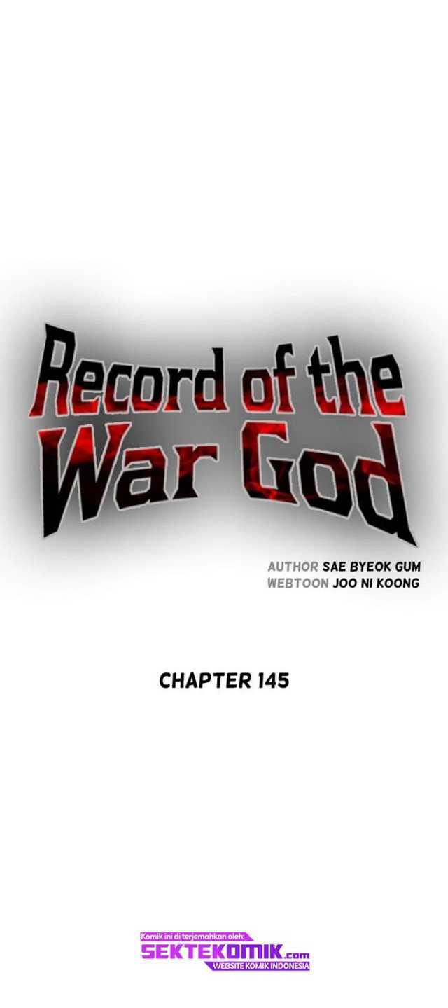 Record Of The War God Chapter 145