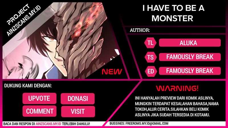 I Have To Be A Monster Chapter 3