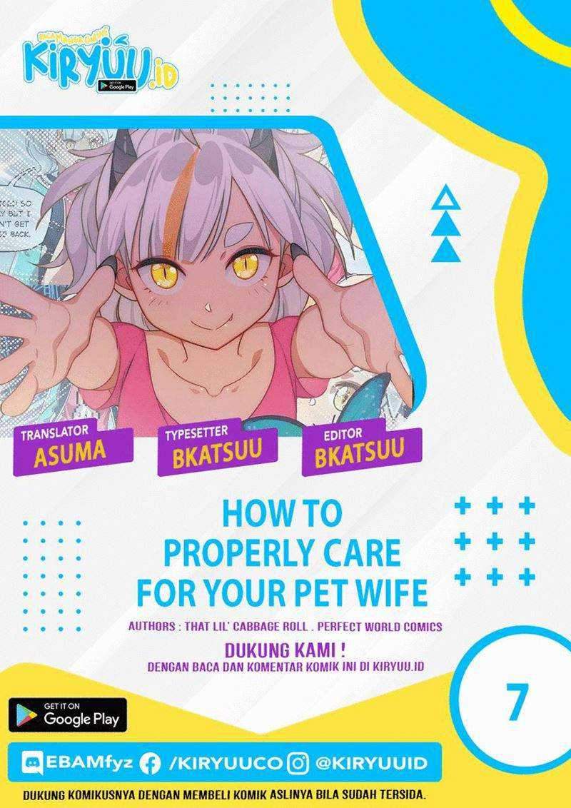 How To Properly Care For Your Pet Wife Chapter 7