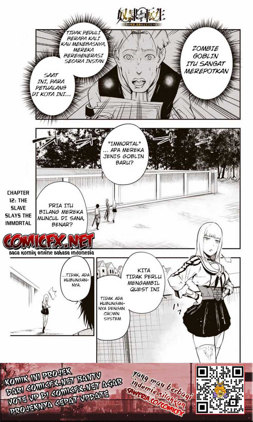 Dorei Tensei Sono Dorei, Saikyou No Moto Ouji Ni Tsuki Chapter 12