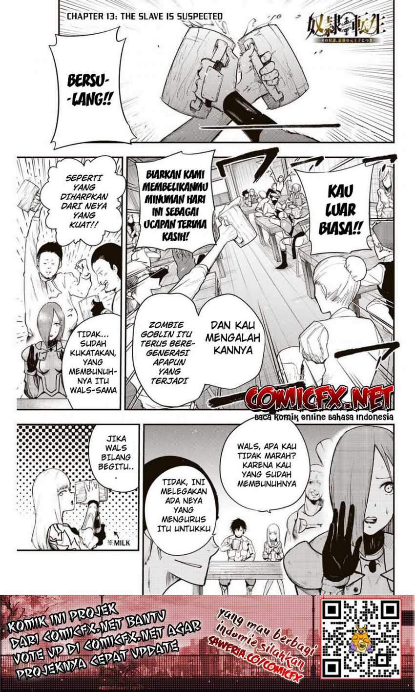 Dorei Tensei Sono Dorei, Saikyou No Moto Ouji Ni Tsuki Chapter 13