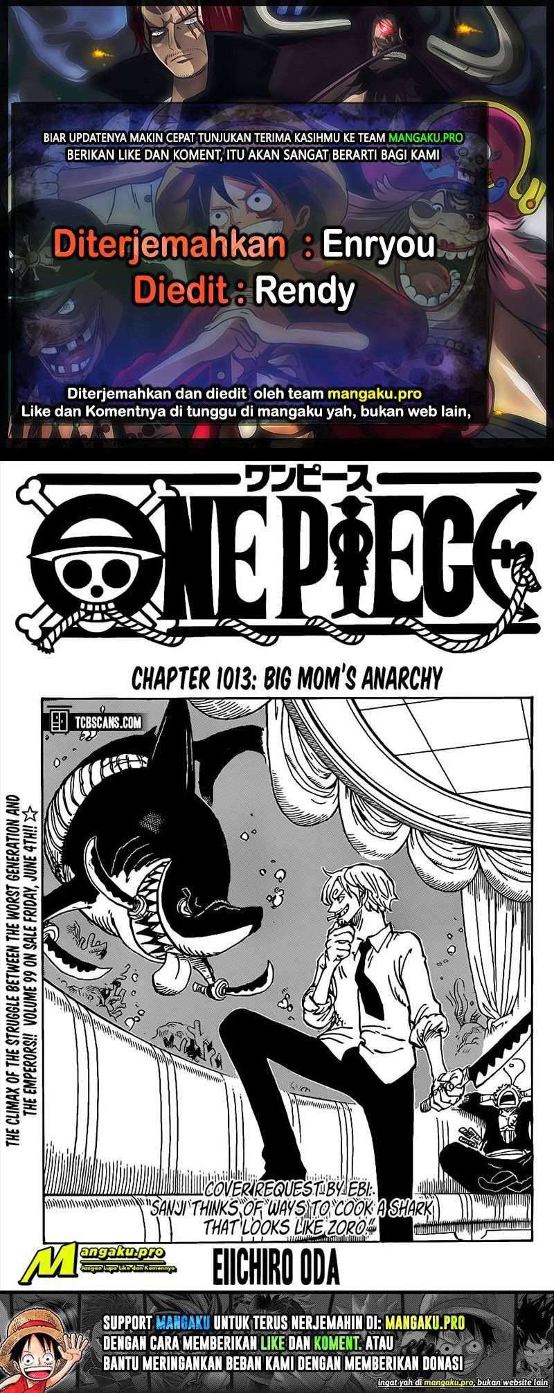 One Piece Chapter 1013
