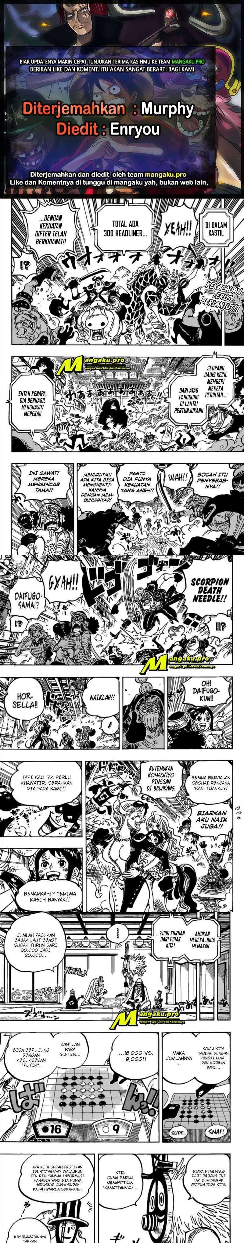 One Piece Chapter 1018