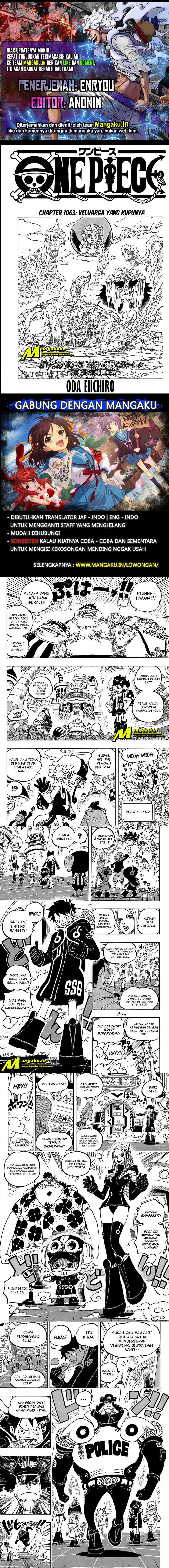 One Piece Chapter 1063