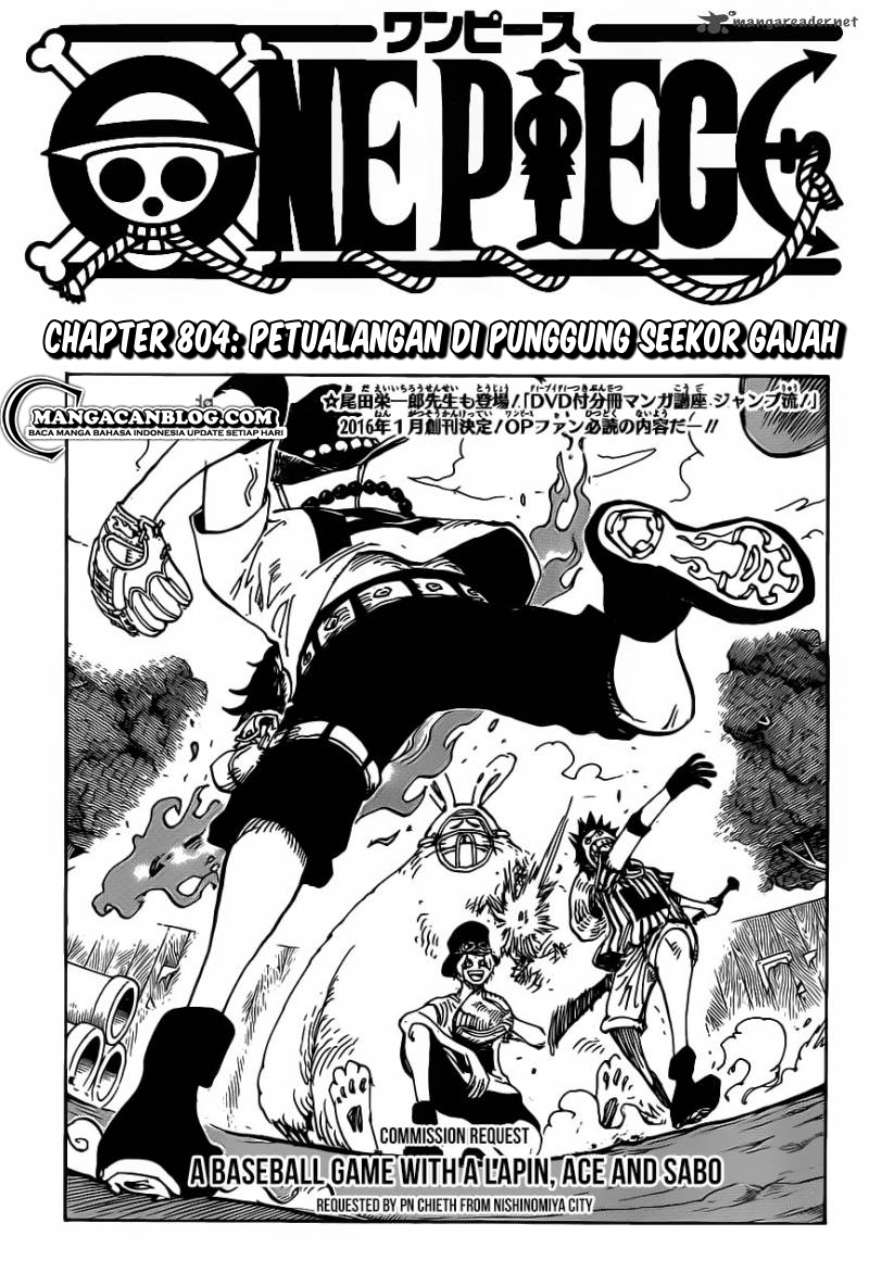 One Piece Chapter 804