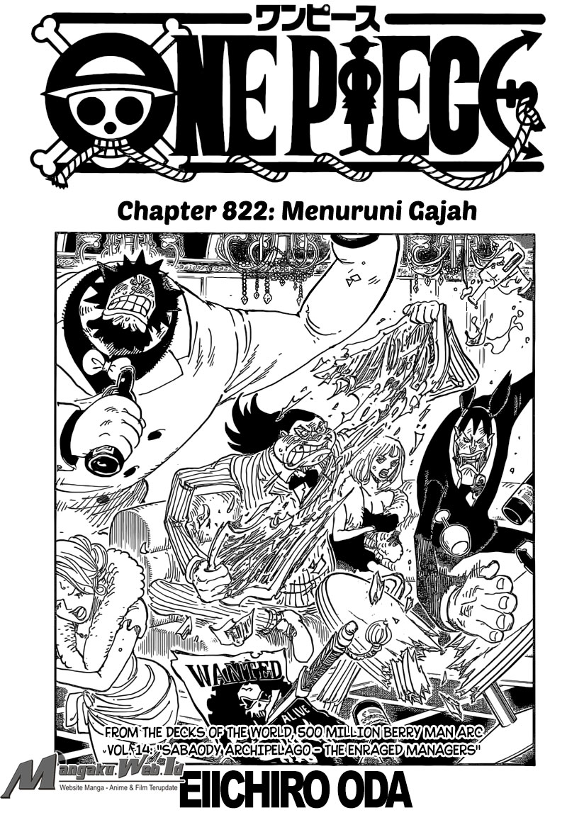 One Piece Chapter 822