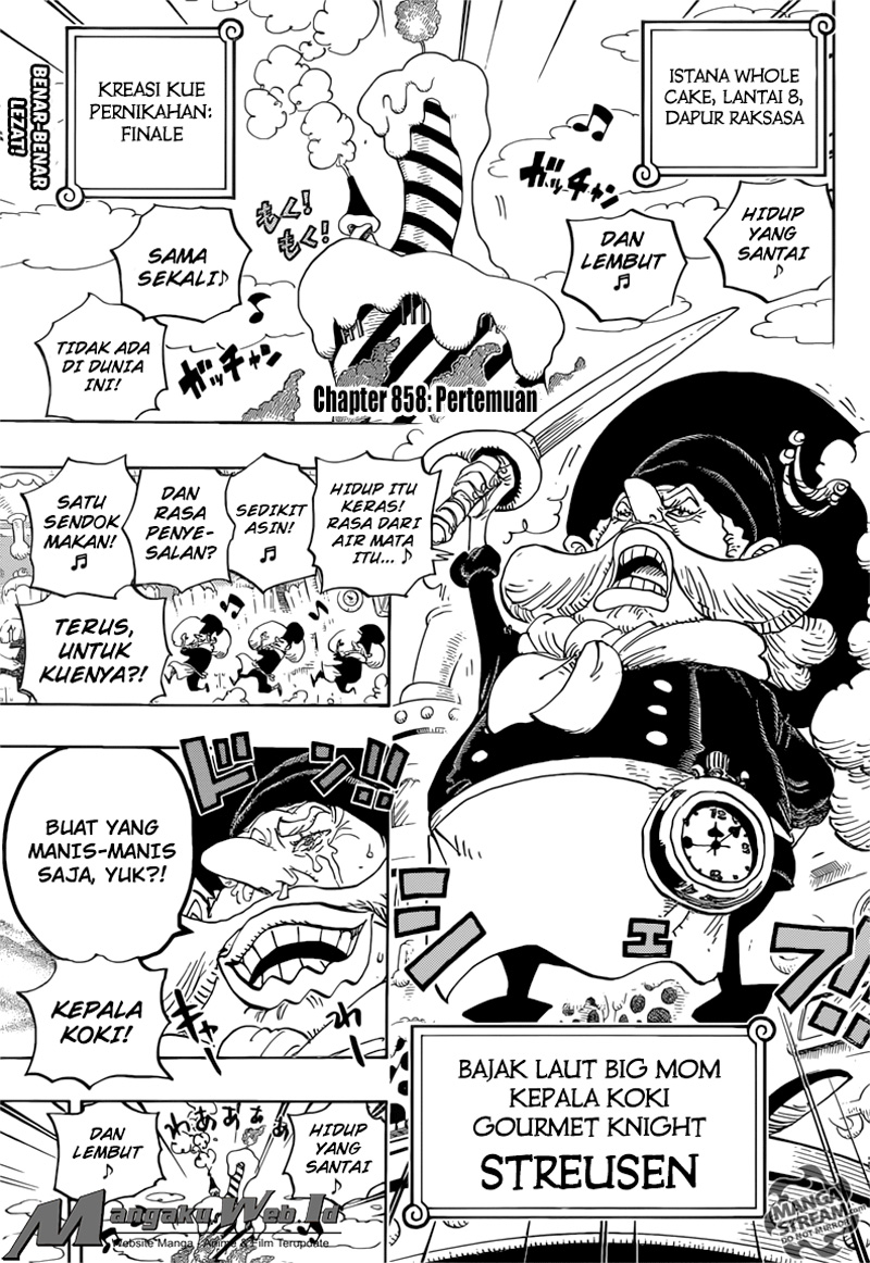 One Piece Chapter 858