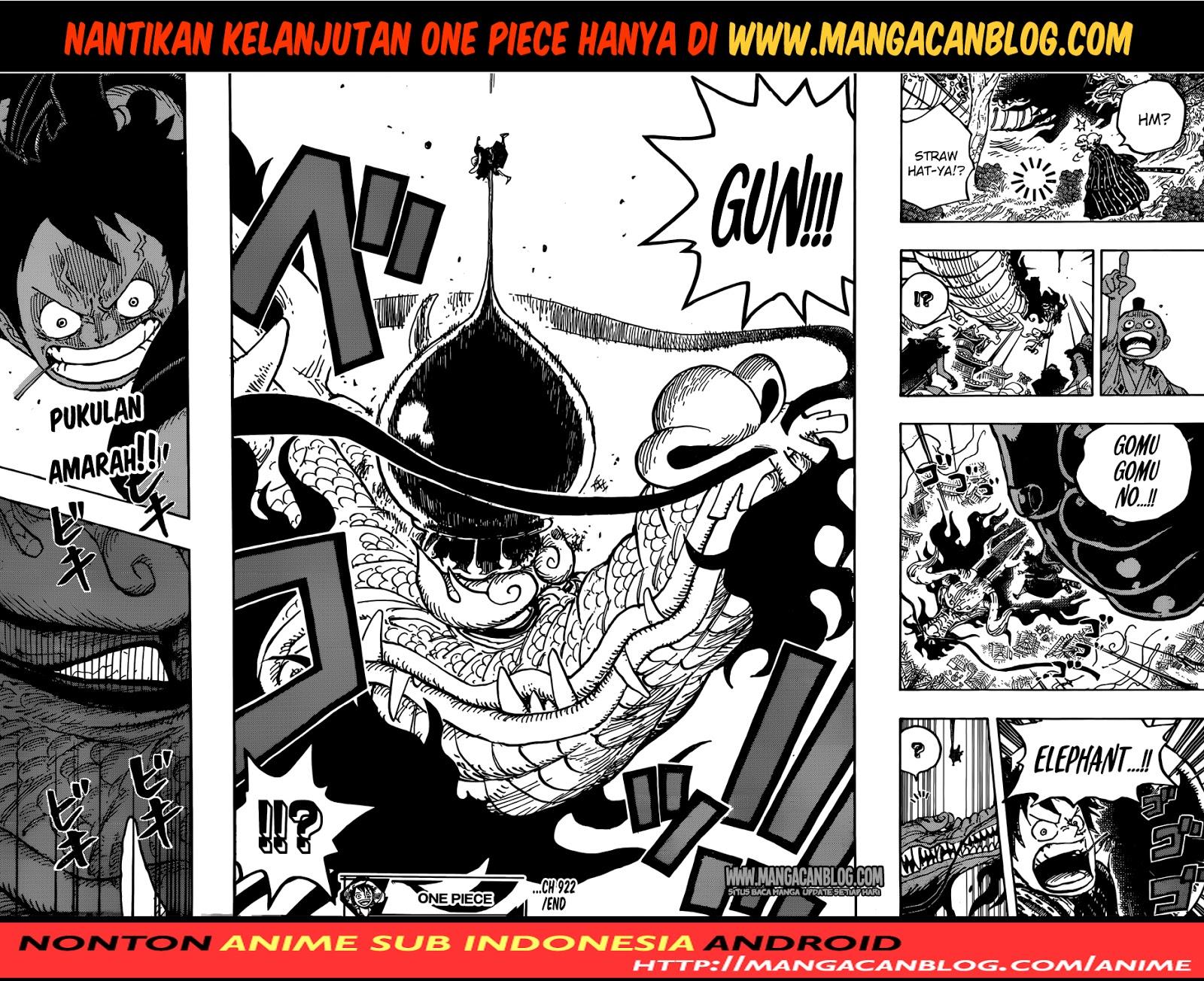 One Piece Chapter 922