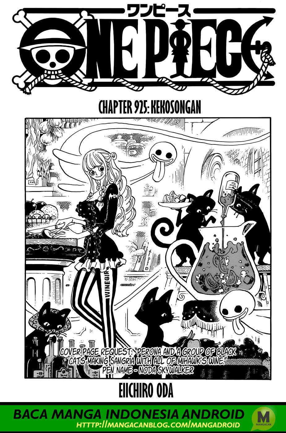 One Piece Chapter 925