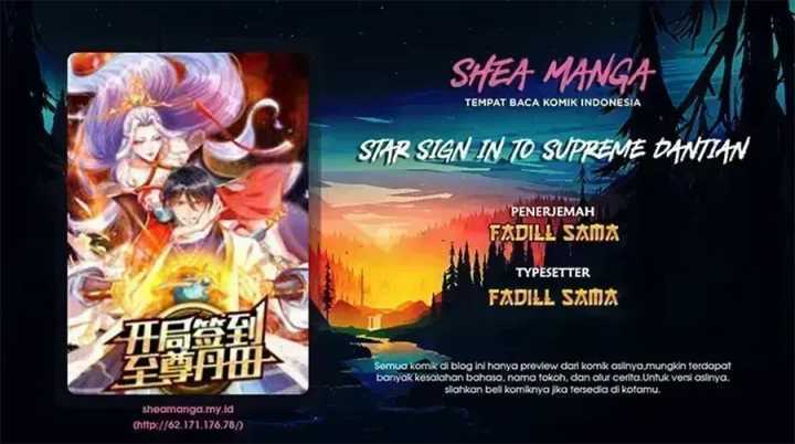 Star Sign In To Supreme Dantian Chapter 125