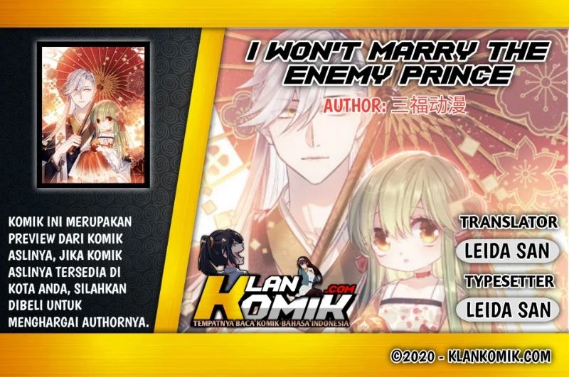 I Won’t Marry The Enemy Prince Chapter 29