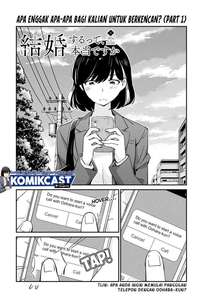 Kekkon Surutte, Hontou Desu Ka Chapter 34