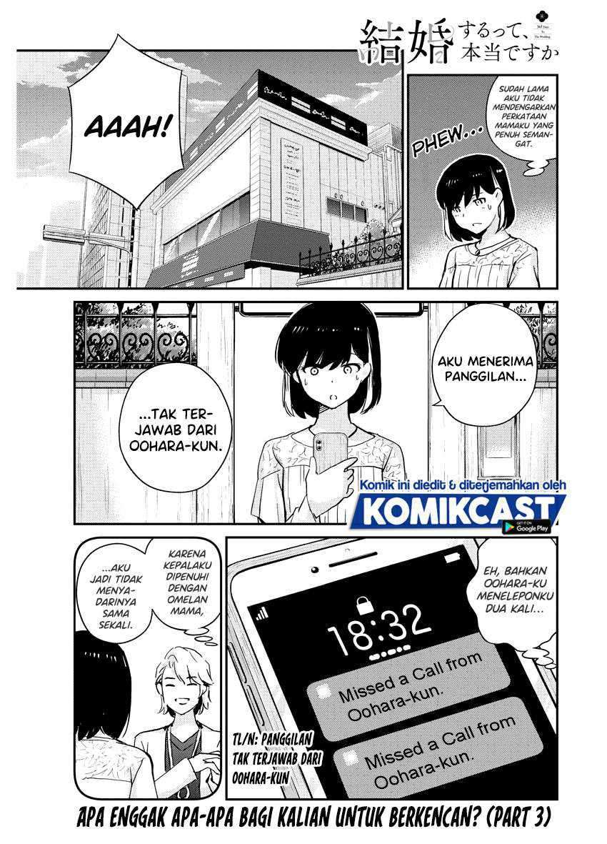 Kekkon Surutte, Hontou Desu Ka Chapter 36