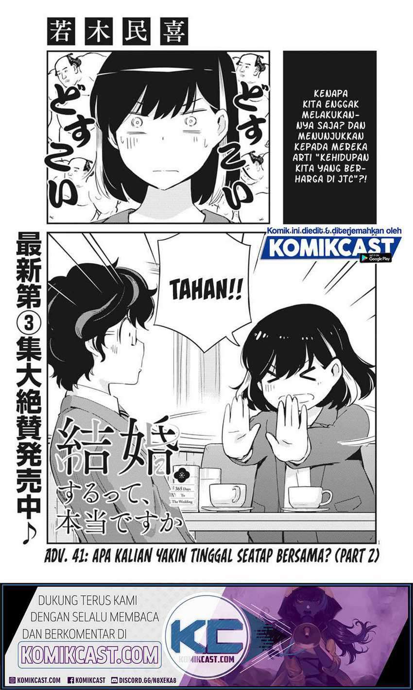 Kekkon Surutte, Hontou Desu Ka Chapter 41