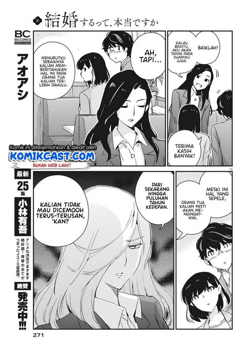 Kekkon Surutte, Hontou Desu Ka Chapter 53