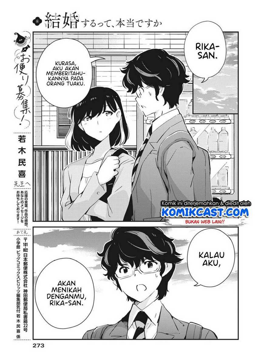 Kekkon Surutte, Hontou Desu Ka Chapter 53