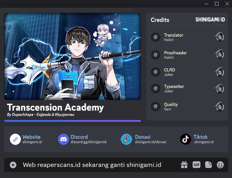 Transcension Academy Chapter 43