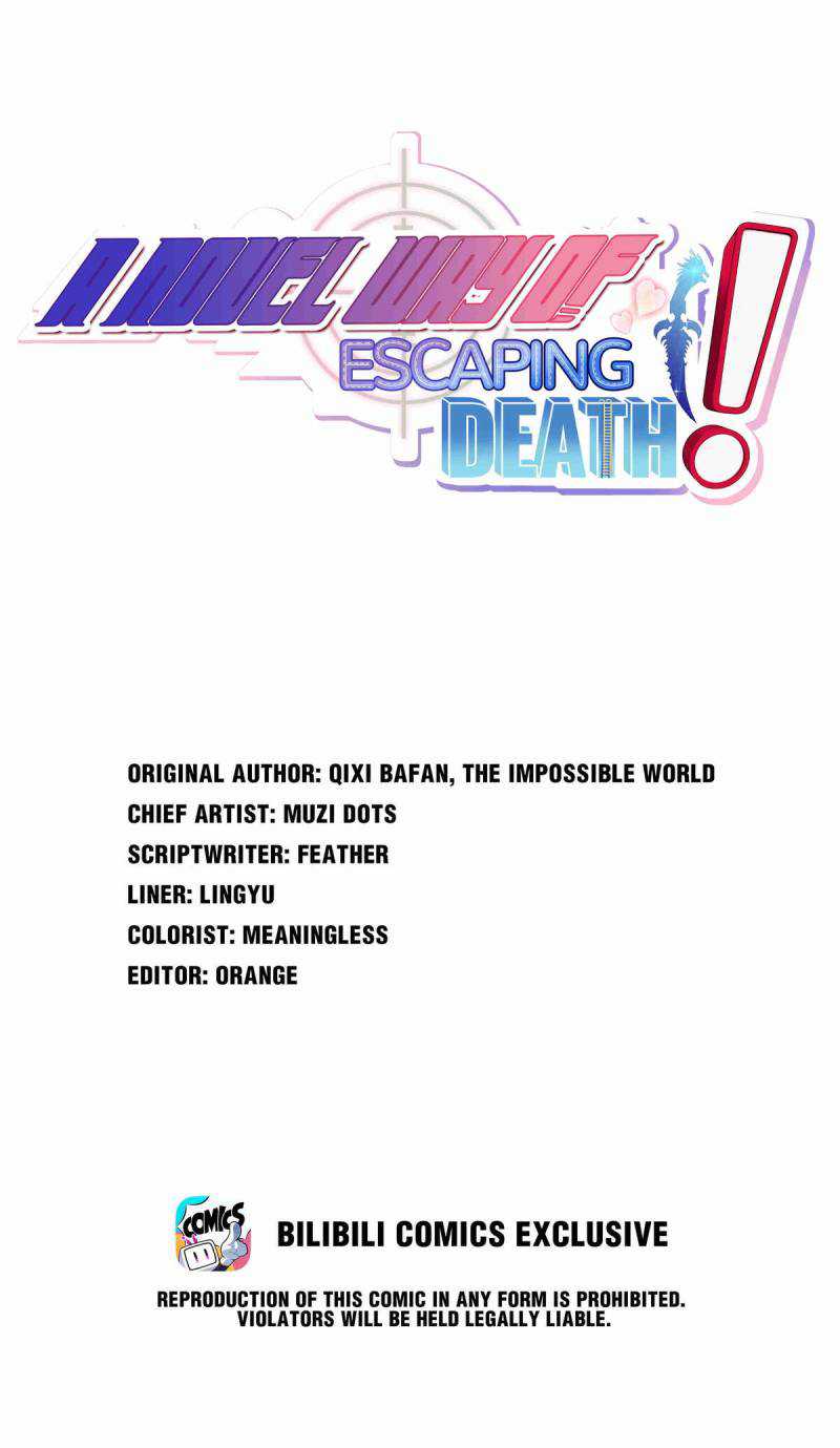 A Novel Way Of Escaping Death Chapter 1