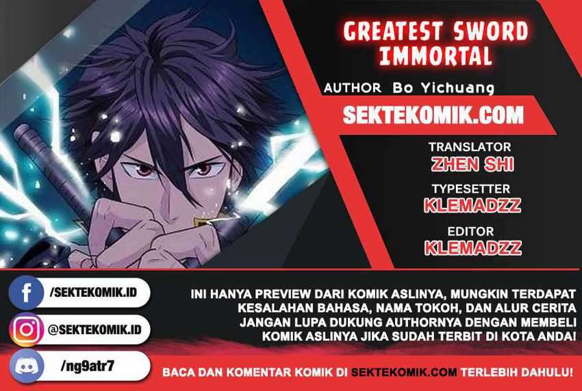 Greatest Sword Immortal Chapter 125