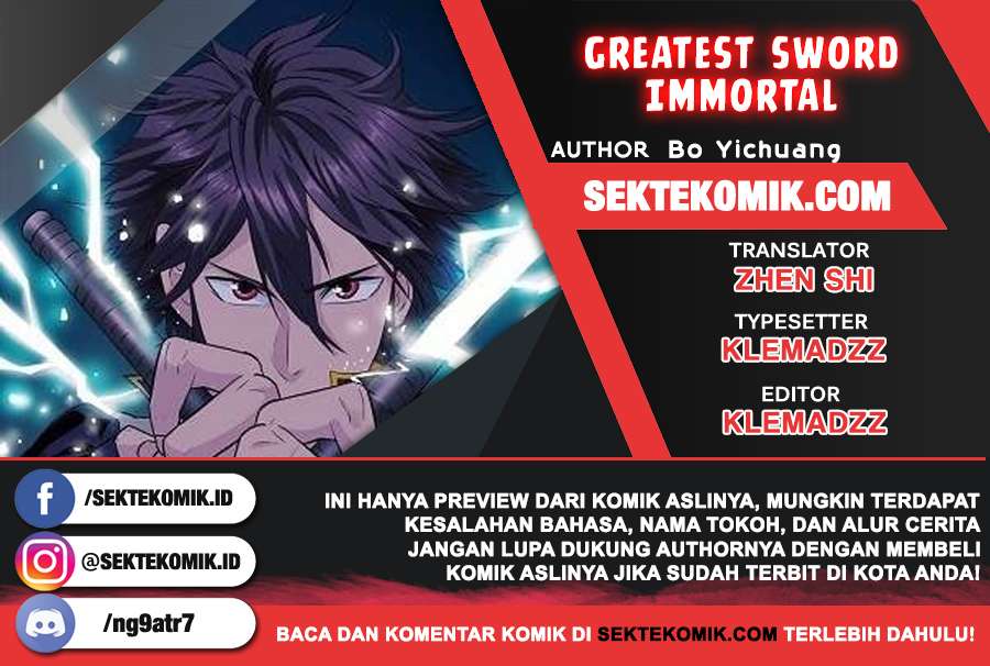 Greatest Sword Immortal Chapter 133