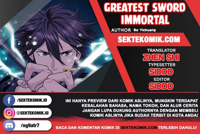 Greatest Sword Immortal Chapter 58