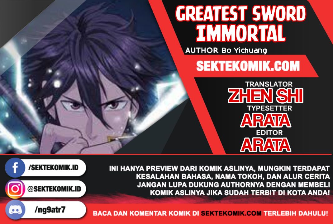 Greatest Sword Immortal Chapter 99