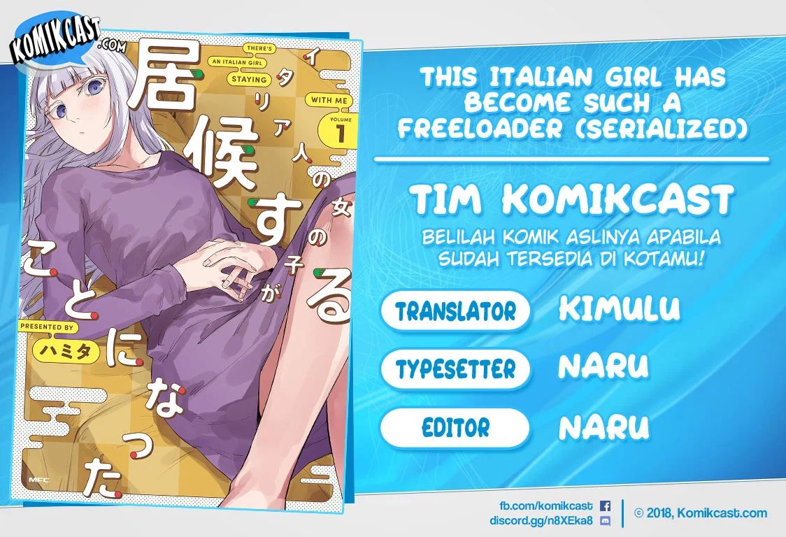 This Italian Girl Has Become Such A Freeloader (serialization) Chapter 1