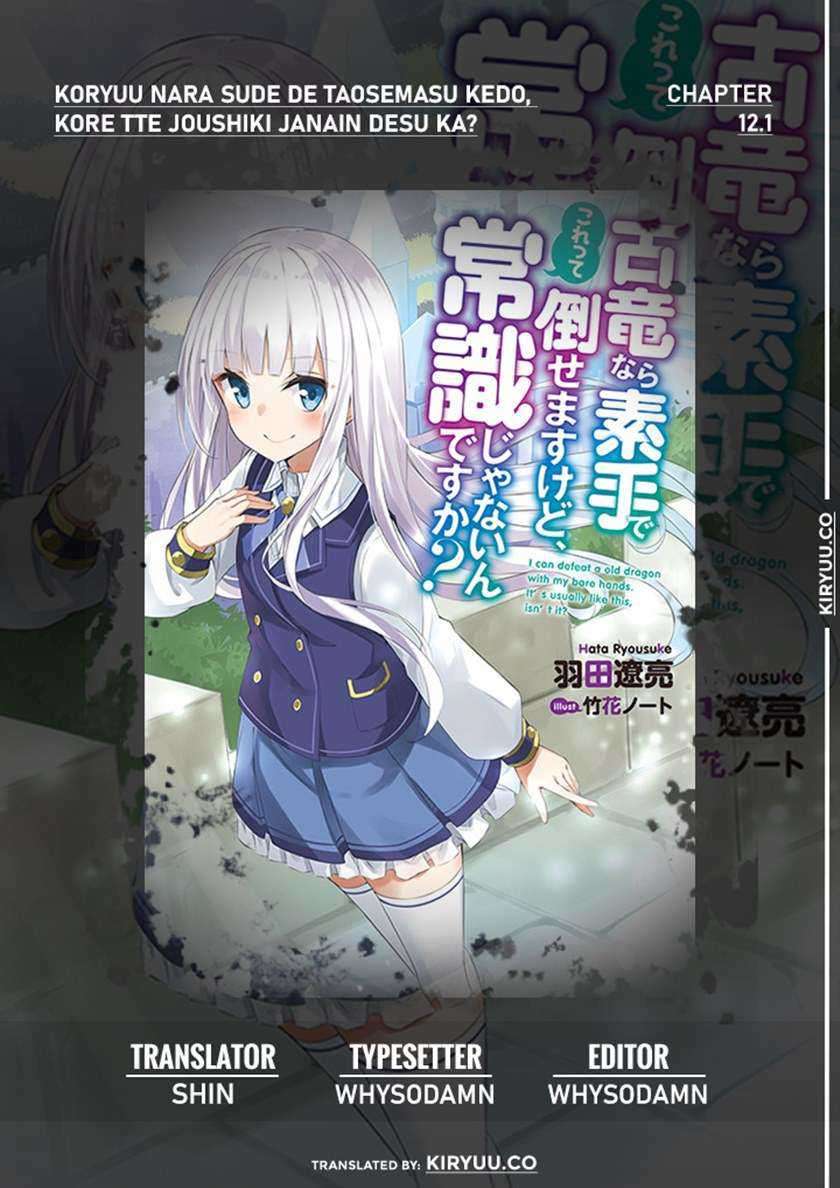 Koryuu Nara Sude De Taosemasu Kedo, Kore Tte Joushiki Janain Desu Ka Chapter 12.1