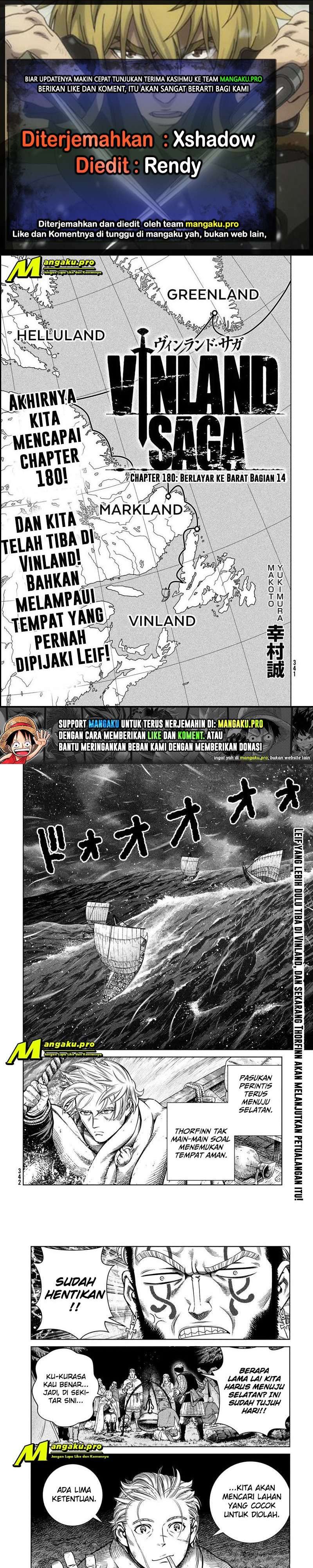 Vinland Saga Chapter 180