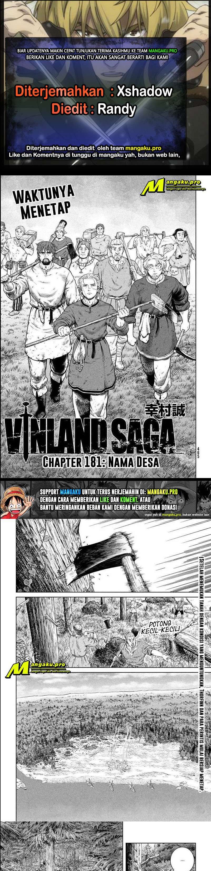 Vinland Saga Chapter 181