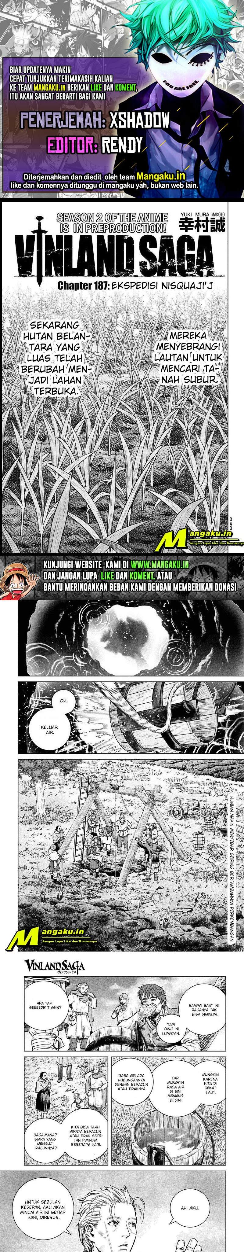 Vinland Saga Chapter 187