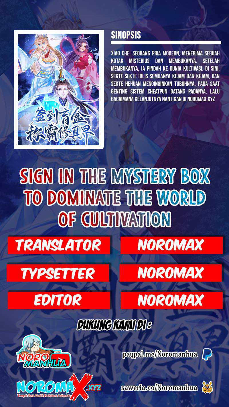 Sign In The Mystery Box To Dominate The World Of Cultivation Chapter 12