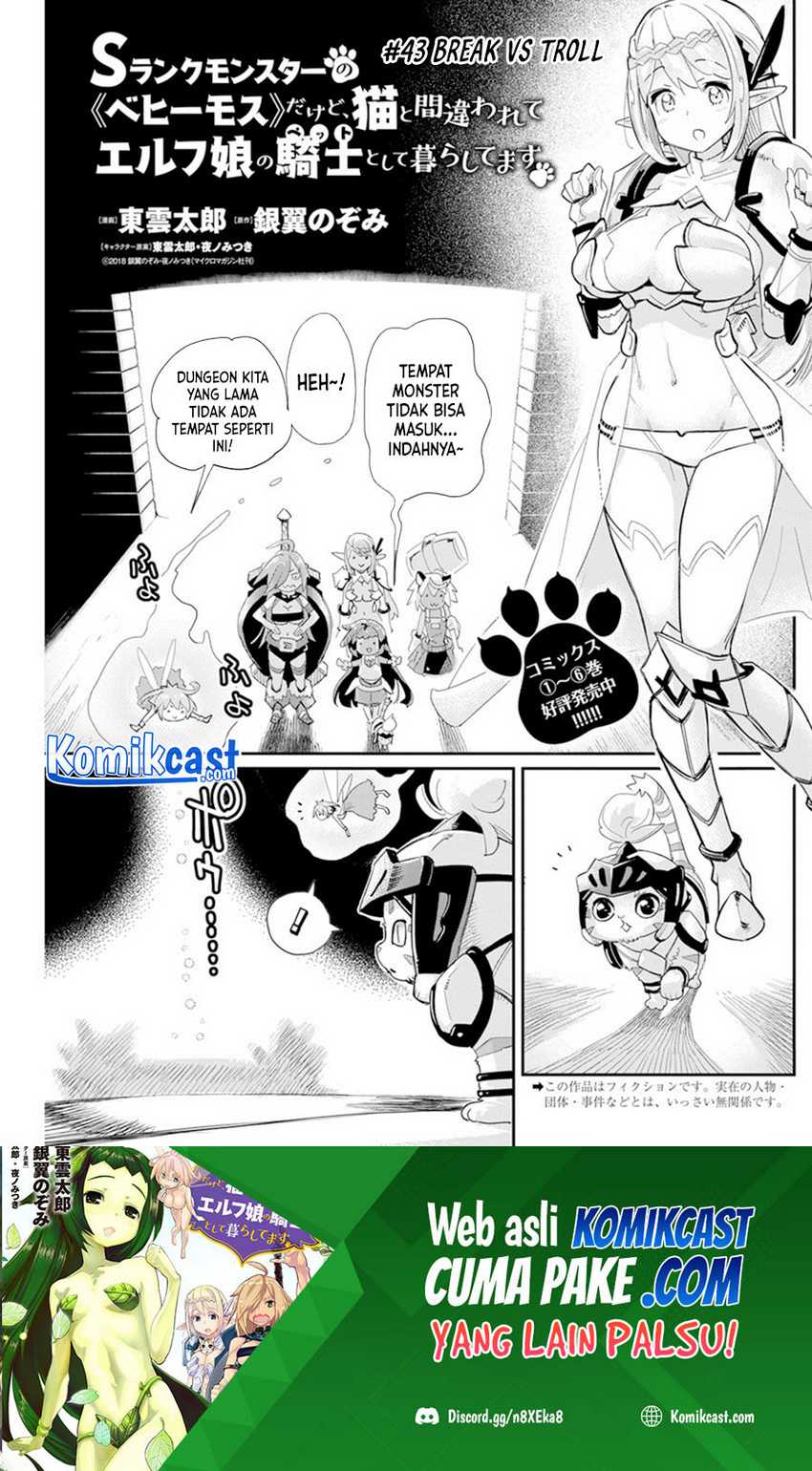 S-rank Monster No Behemoth Dakedo, Neko To Machigawarete Erufu Musume No Kishi (pet) Toshite Kurashitemasu Chapter 43