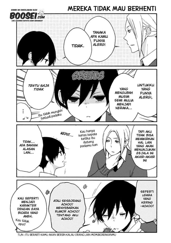 Tanaka-kun Wa Itsumo Kedaruge Chapter 63