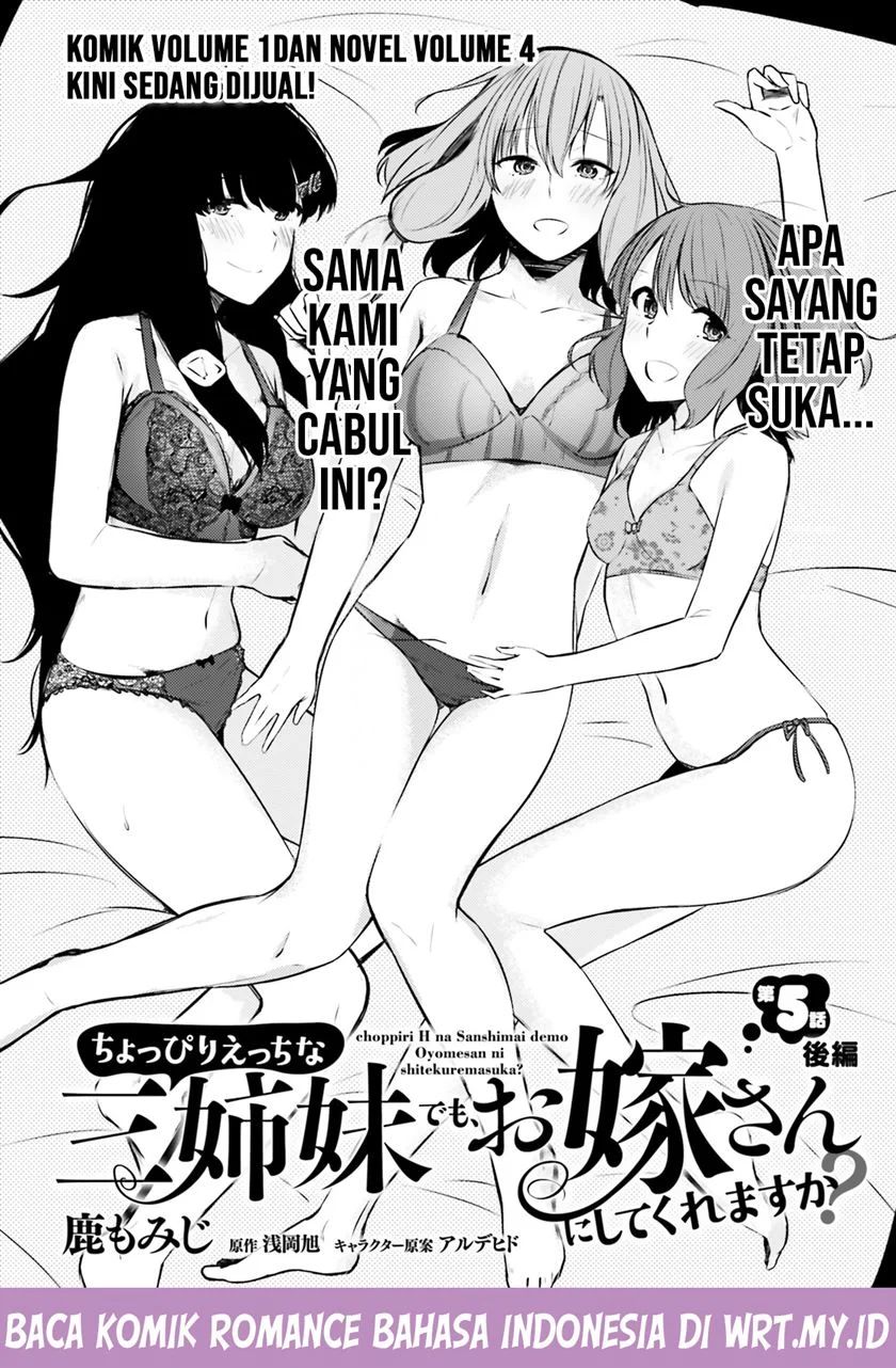 Could You Turn Three Perverted Sisters Into Fine Brides Chapter 5.5