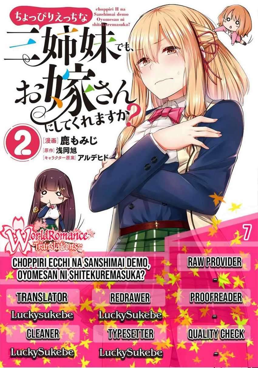 Could You Turn Three Perverted Sisters Into Fine Brides Chapter 7