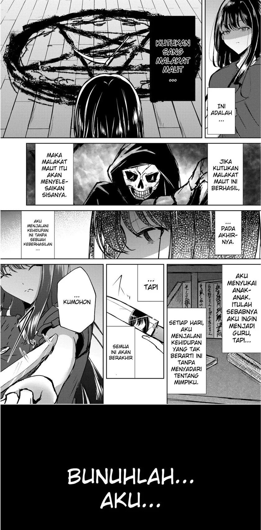 Grim Reaper-san, Kill Me Please! Chapter 0