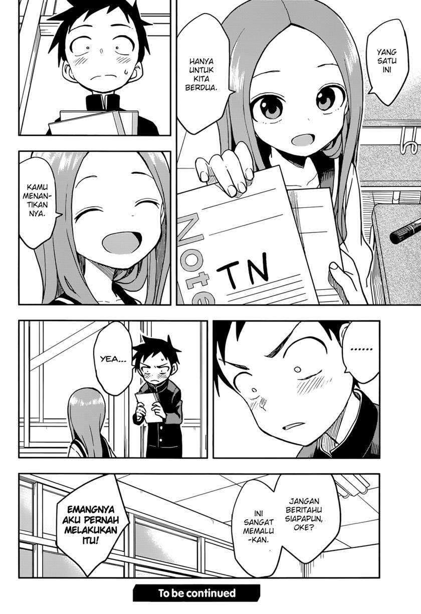 Karakai Jouzu No Takagi-san Chapter 136