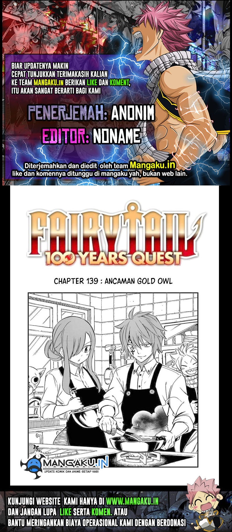 Fairy Tail 100 Years Quest Chapter 139